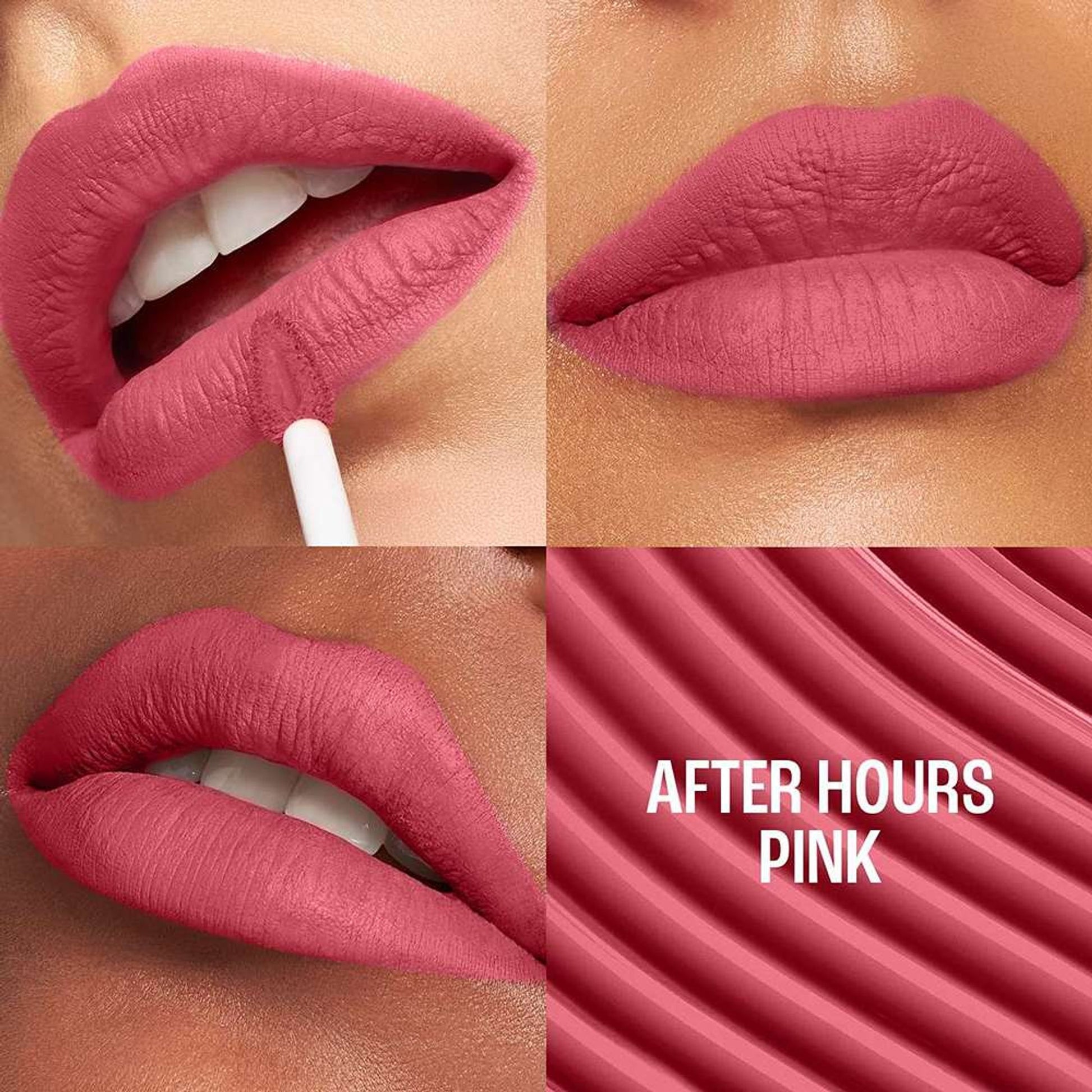 Lakme 9To5 Hya Matte Liquid Lipstick - After Hours Pink