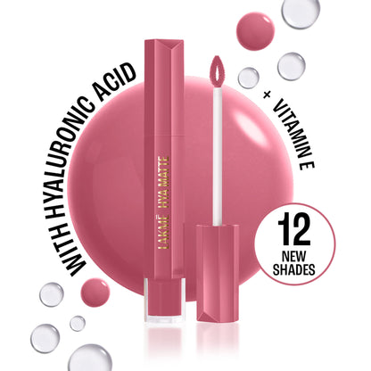 Lakme 9To5 Hya Matte Liquid Lipstick - Werk Mauve