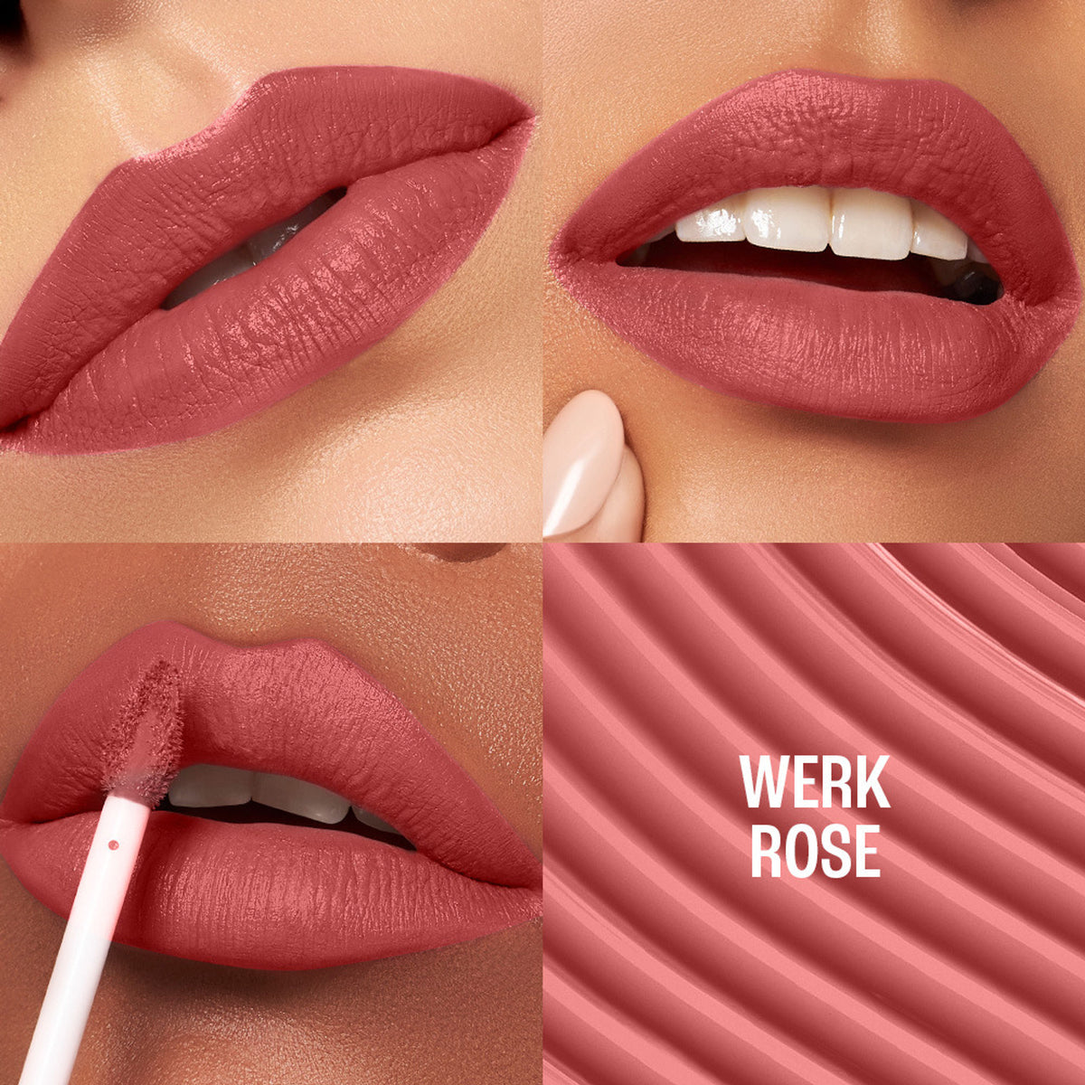 Lakme 9To5 Hya Matte Liquid Lipstick - Werk Rose
