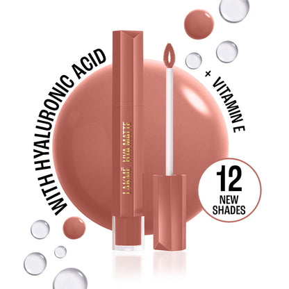 Lakme 9To5 Hya Matte Liquid Lipstick - Peachy Pro