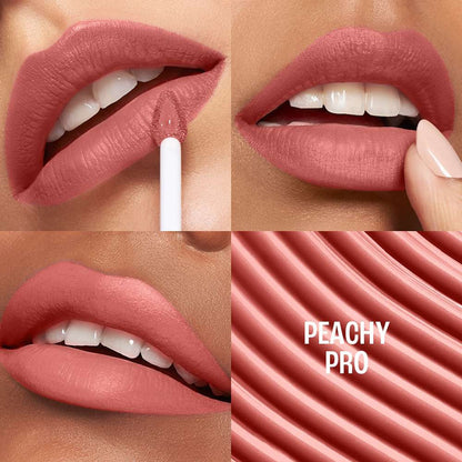 Lakme 9To5 Hya Matte Liquid Lipstick - Peachy Pro