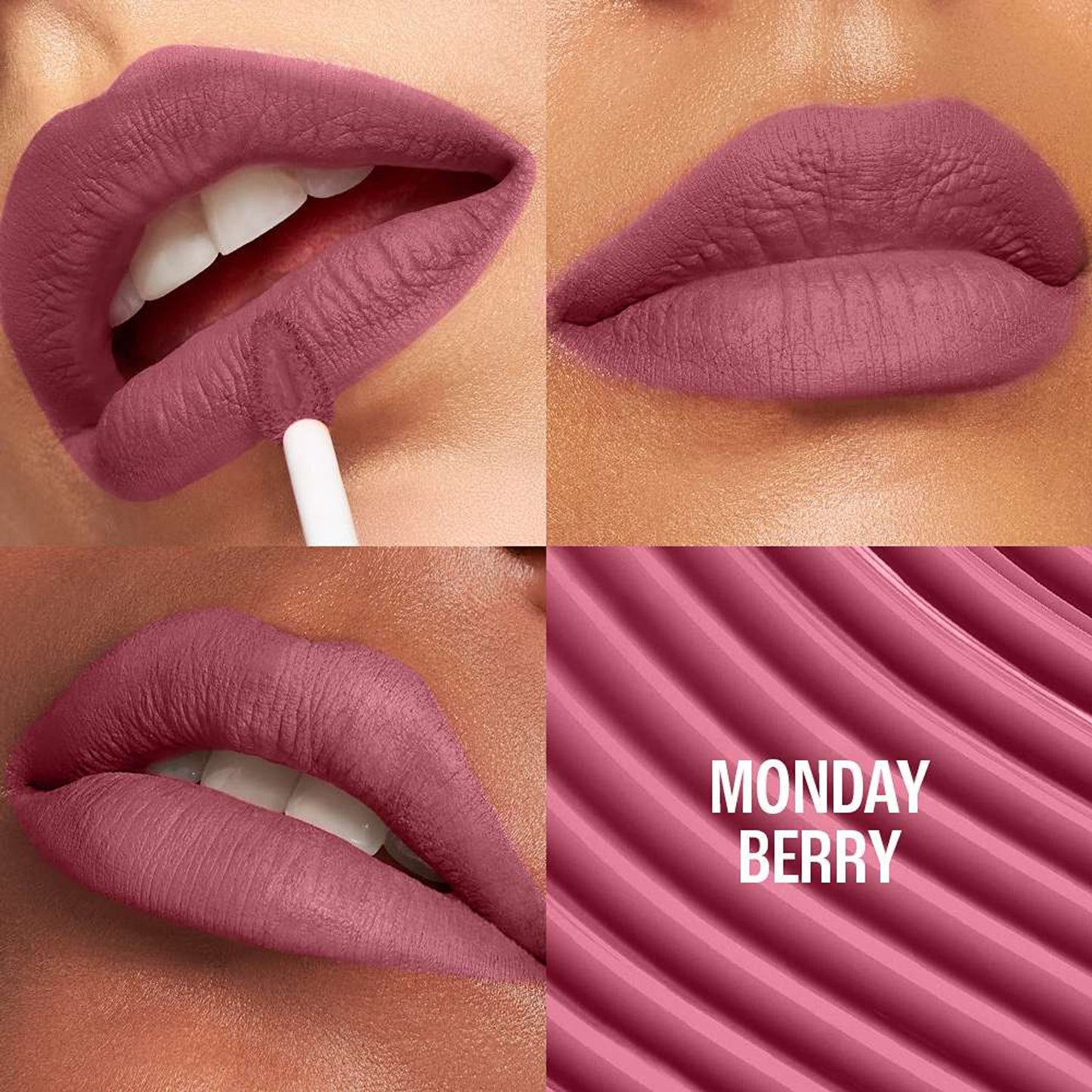 Lakme 9To5 Hya Matte Liquid Lipstick - Monday Berry