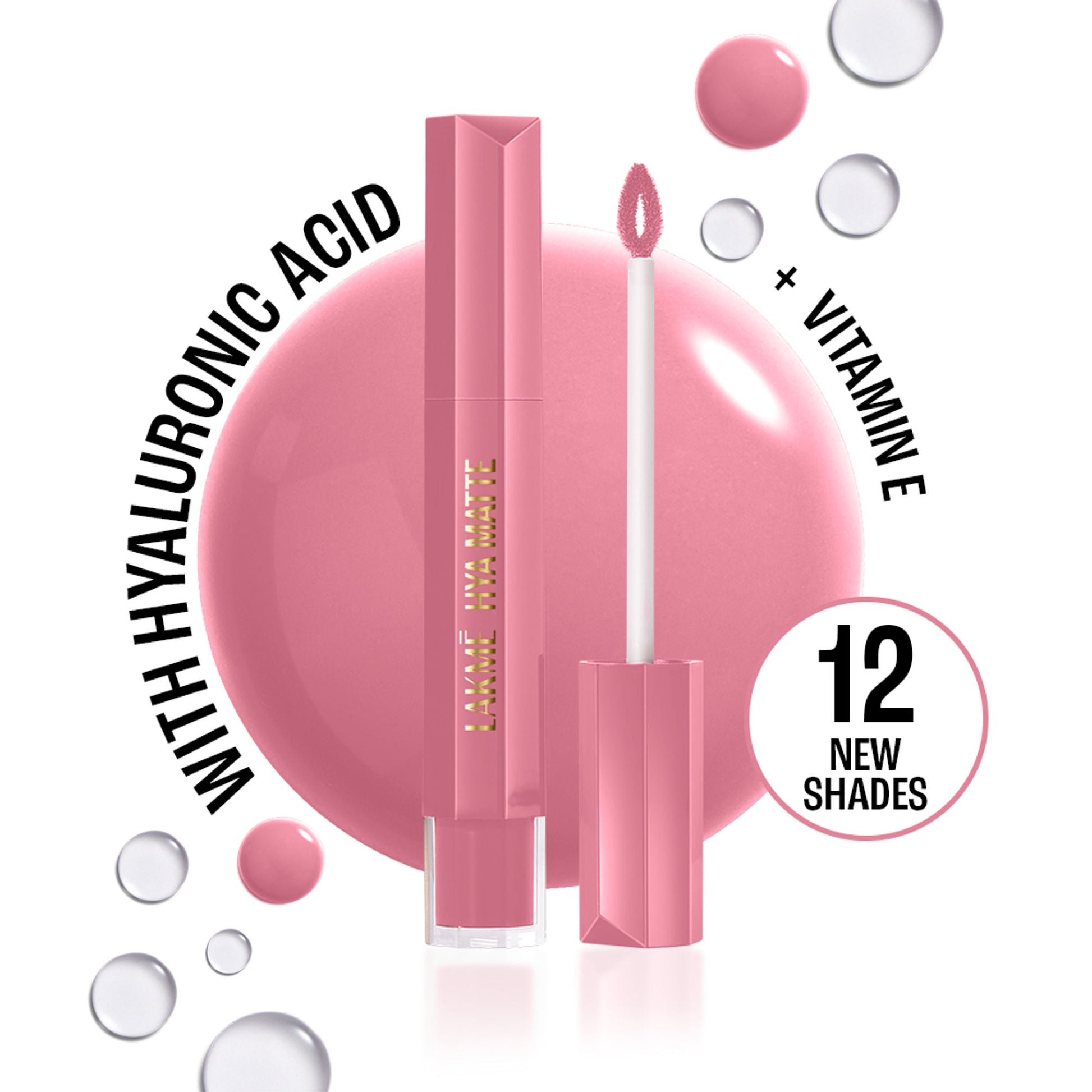Lakme 9To5 Hya Matte Liquid Lipstick - Pink On Point