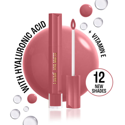 Lakme 9To5 Hya Matte Liquid Lipstick - All Day Pink