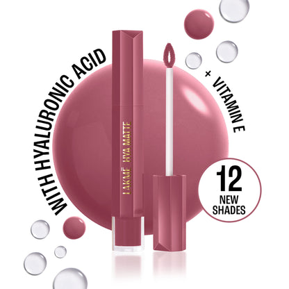 Lakme 9To5 Hya Matte Liquid Lipstick - Pro Pink