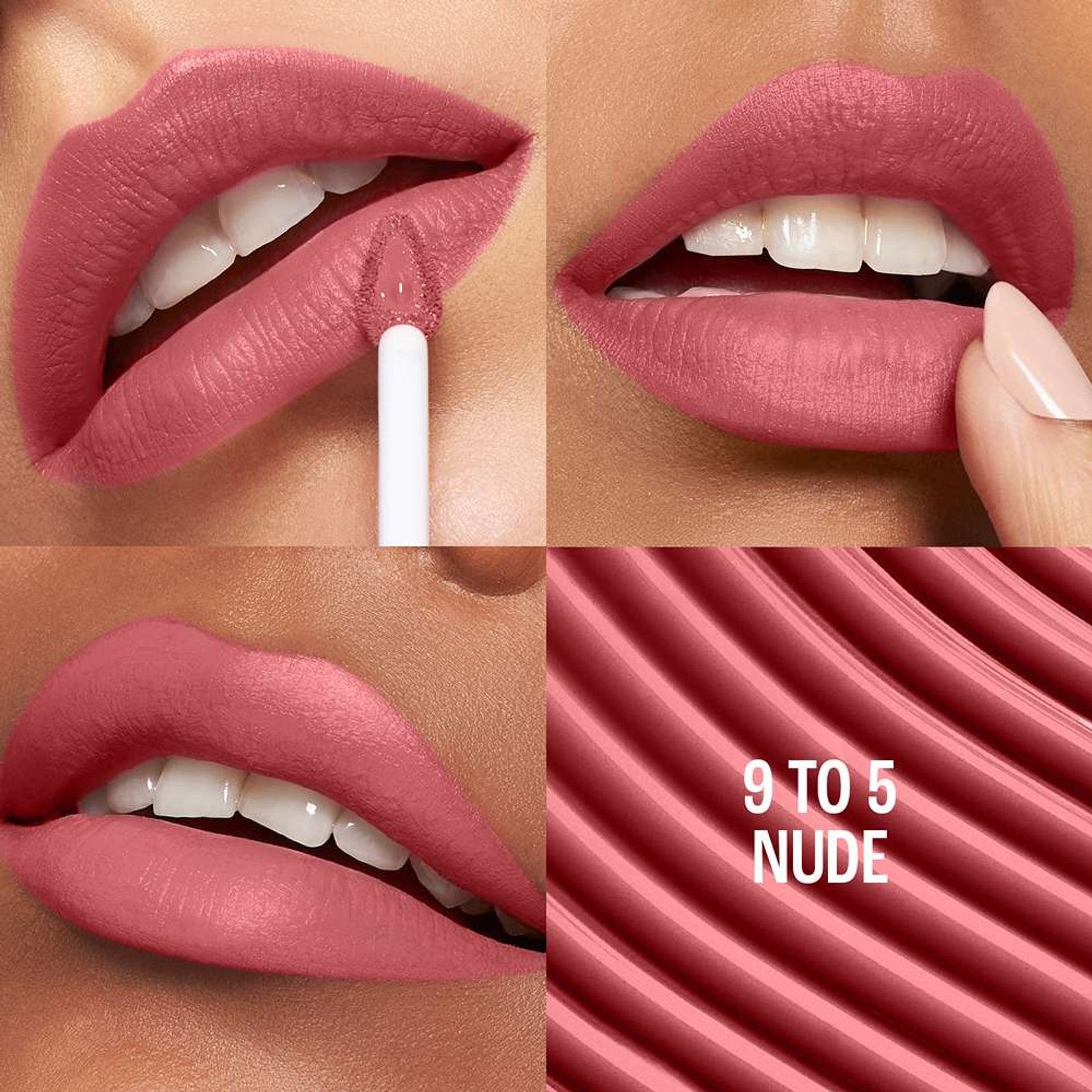 Lakme 9To5 Hya Matte Liquid Lipstick - Nude