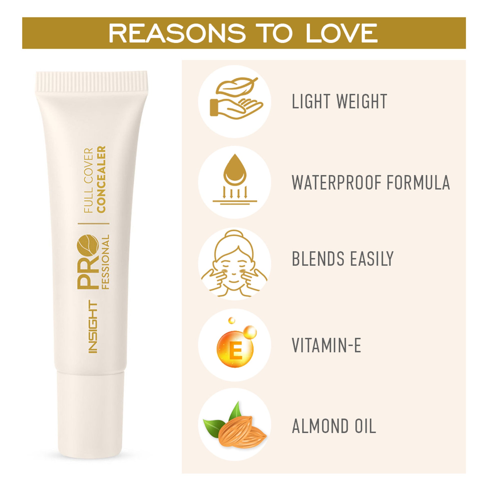 Insight Professional Full Cover Concealer - Lp05
