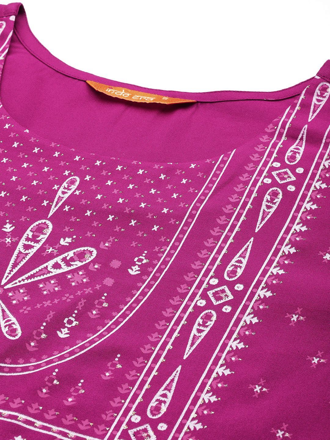 Indyancart IE Ethnic Motifs Printed Kurta