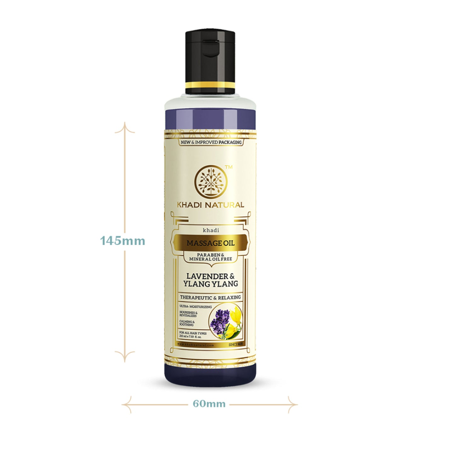 Khadi Natural Lavender & Ylang Ylang Body Wash SLS & Paraben Free
