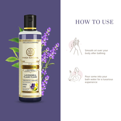 Khadi Natural Lavender & Ylang Ylang Body Wash SLS & Paraben Free