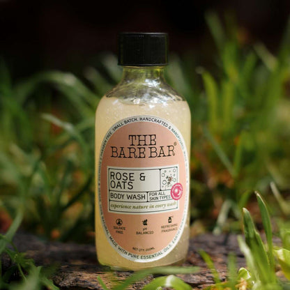 THE BARE BAR Rose And Oats Body Wash
