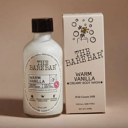 THE BARE BAR Warm Vanilla Creamy Body Wash