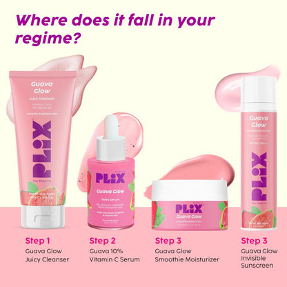 Plix Vitamin C Face Wash Cleanser For Skin Brightening, Pro Vit B5 & Alpha Lipoic Acid For Skin Glow