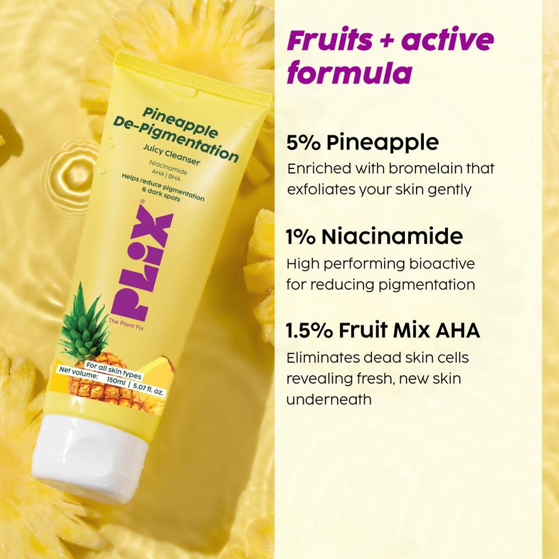 Plix Pineapple Facewash