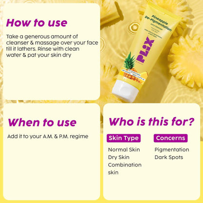 Plix Pineapple Facewash