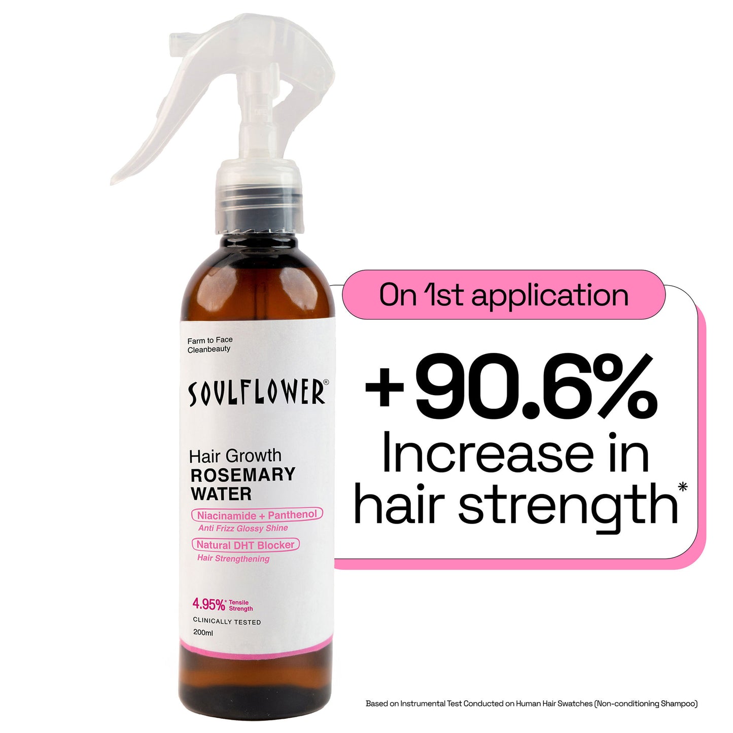 Soulflower Rosemary Water Hair Serum Spray