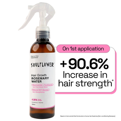 Soulflower Rosemary Water Hair Serum Spray
