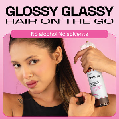 Soulflower Rosemary Water Hair Serum Spray