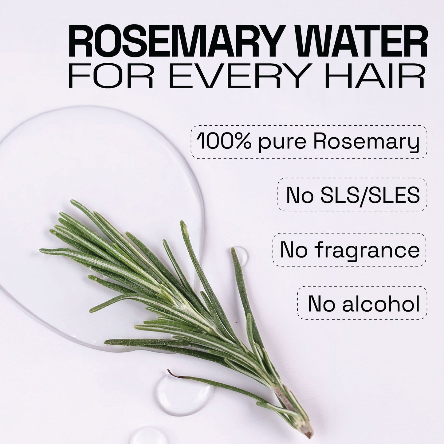 Soulflower Rosemary Water Hair Serum Spray