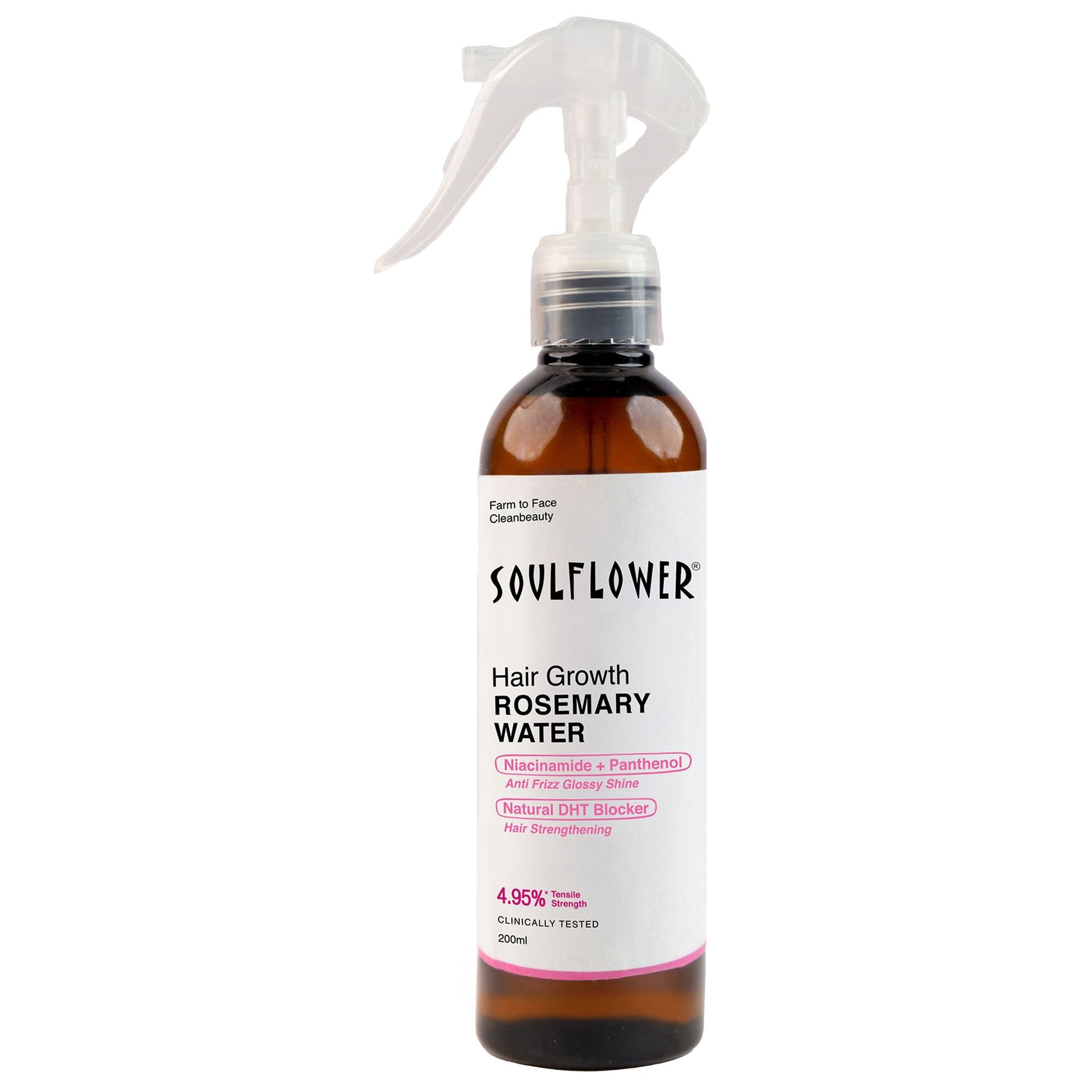 Soulflower Rosemary Water Hair Serum Spray