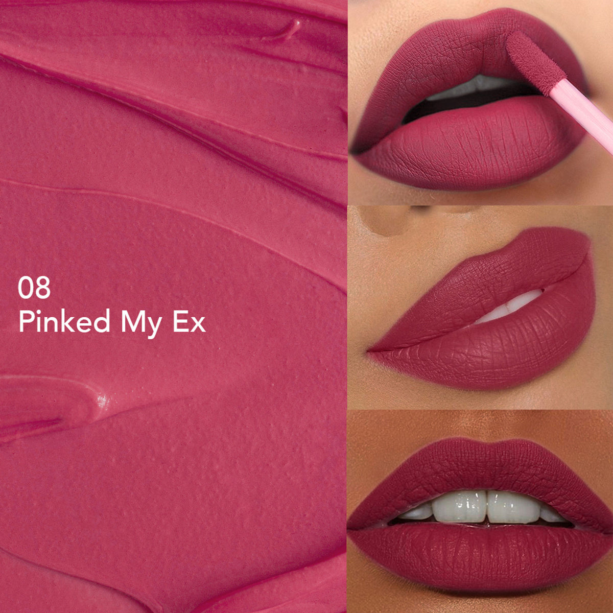 GLAM21 Mattitude Liquid Matte Lipstick - Pinked My Ex