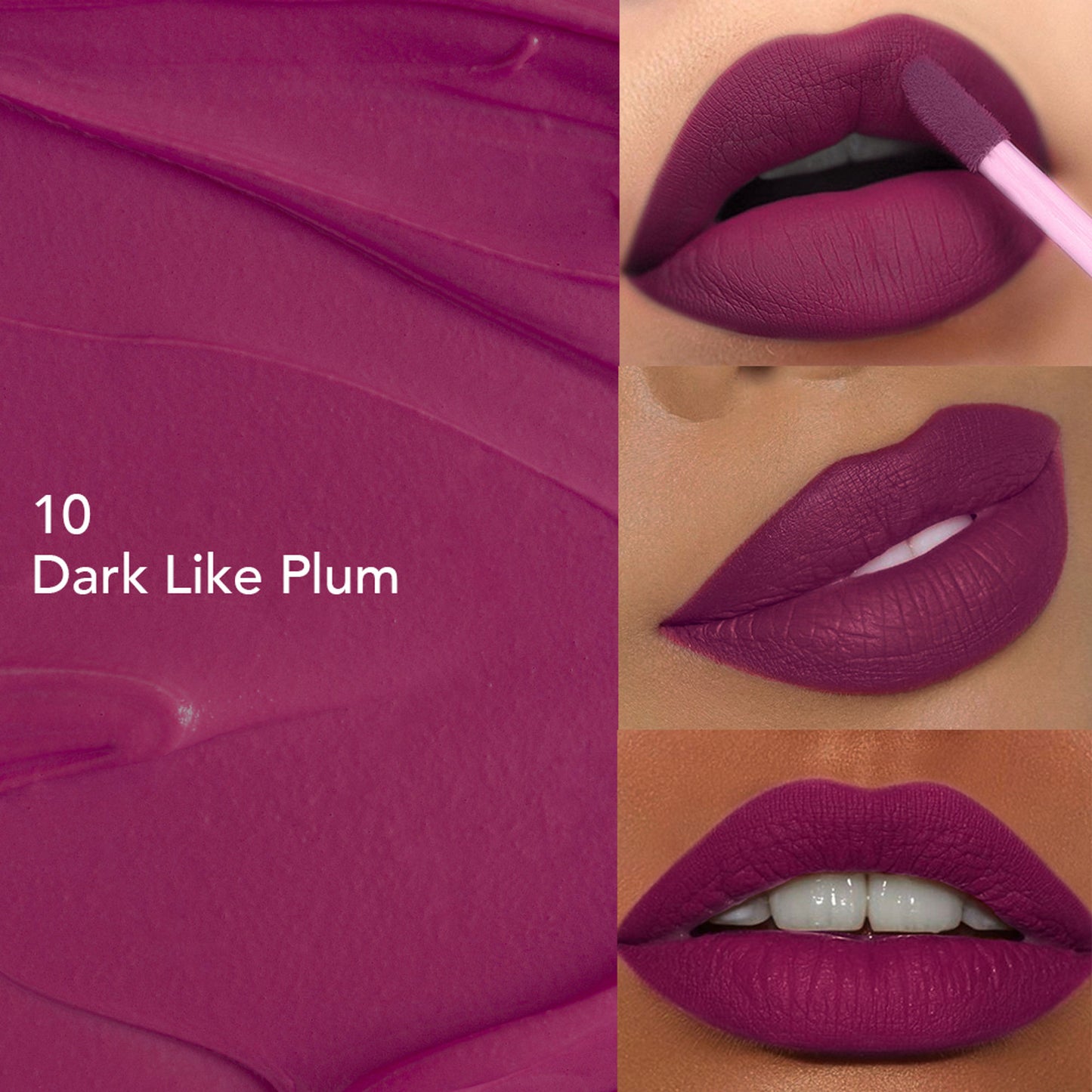 GLAM21 Mattitude Liquid Matte Lipstick - Dark Like Plum