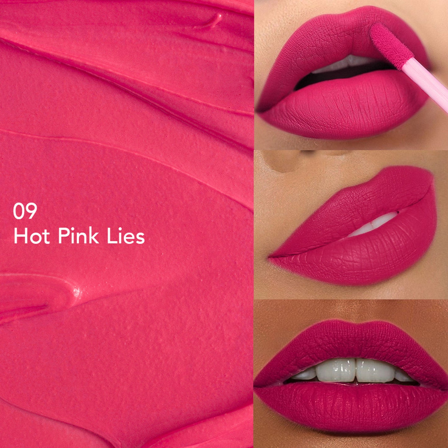 GLAM21 Mattitude Liquid Matte Lipstick - Hot Pink Lies