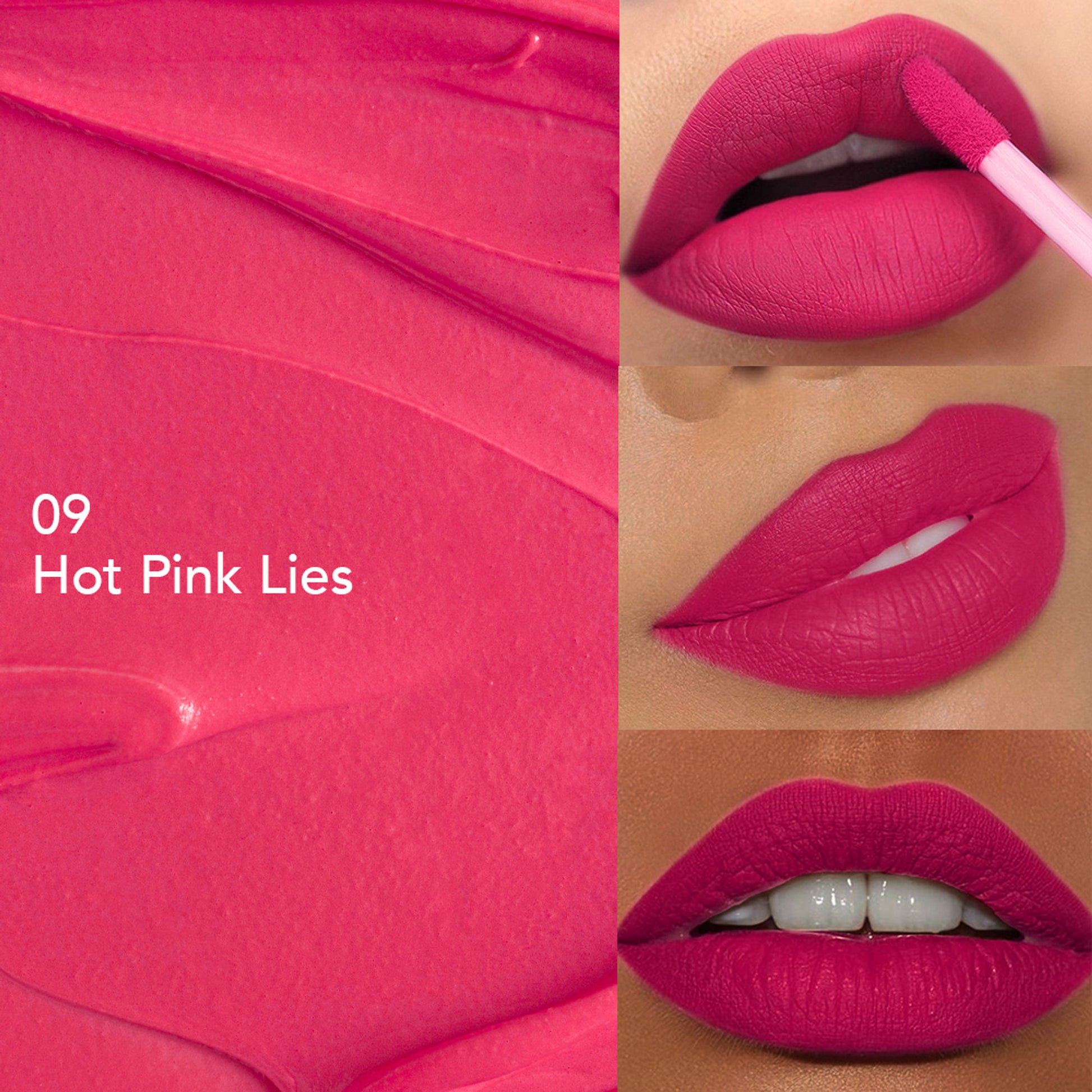 GLAM21 Mattitude Liquid Matte Lipstick - Hot Pink Lies