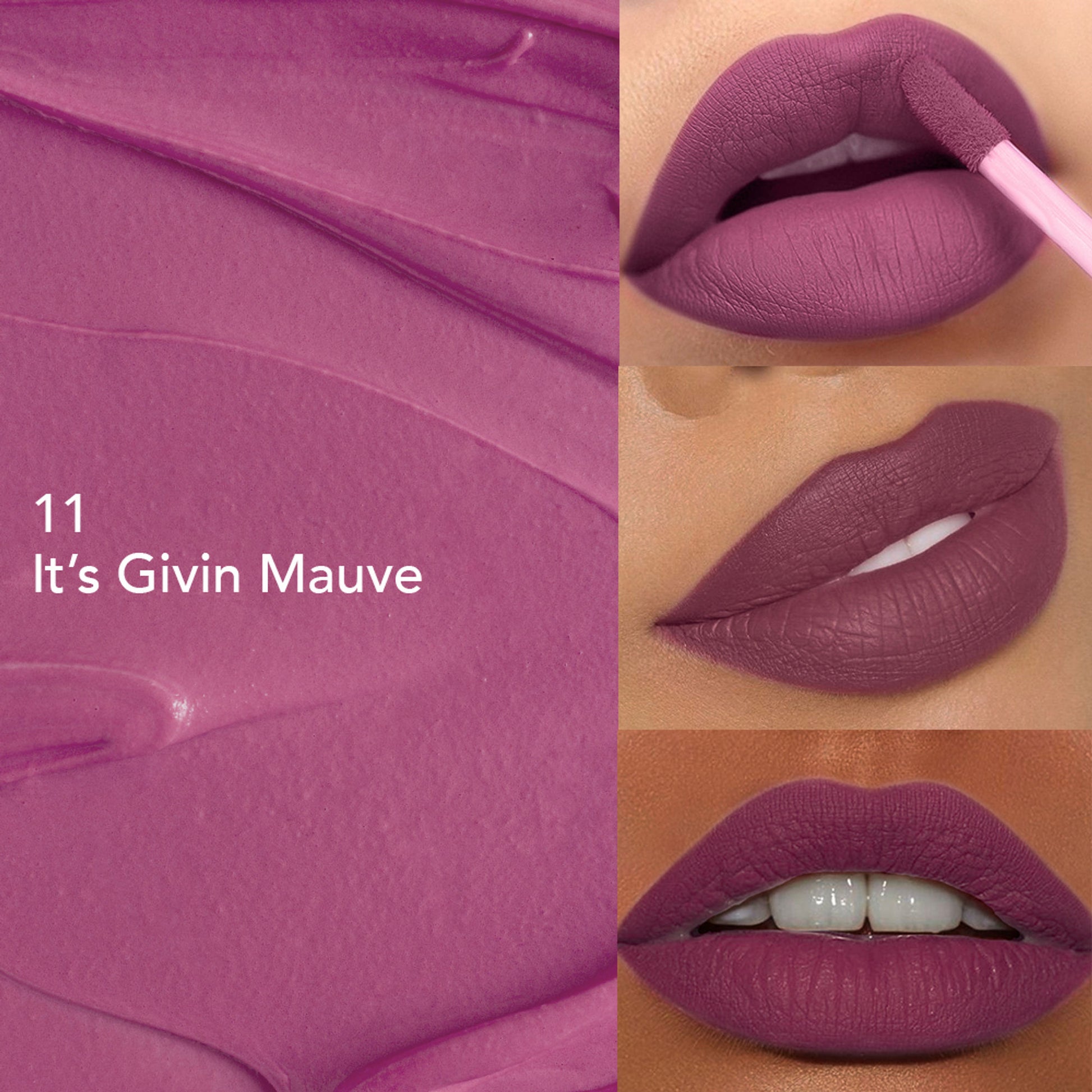 GLAM21 Mattitude Liquid Matte Lipstick - It'S Givin Mauve