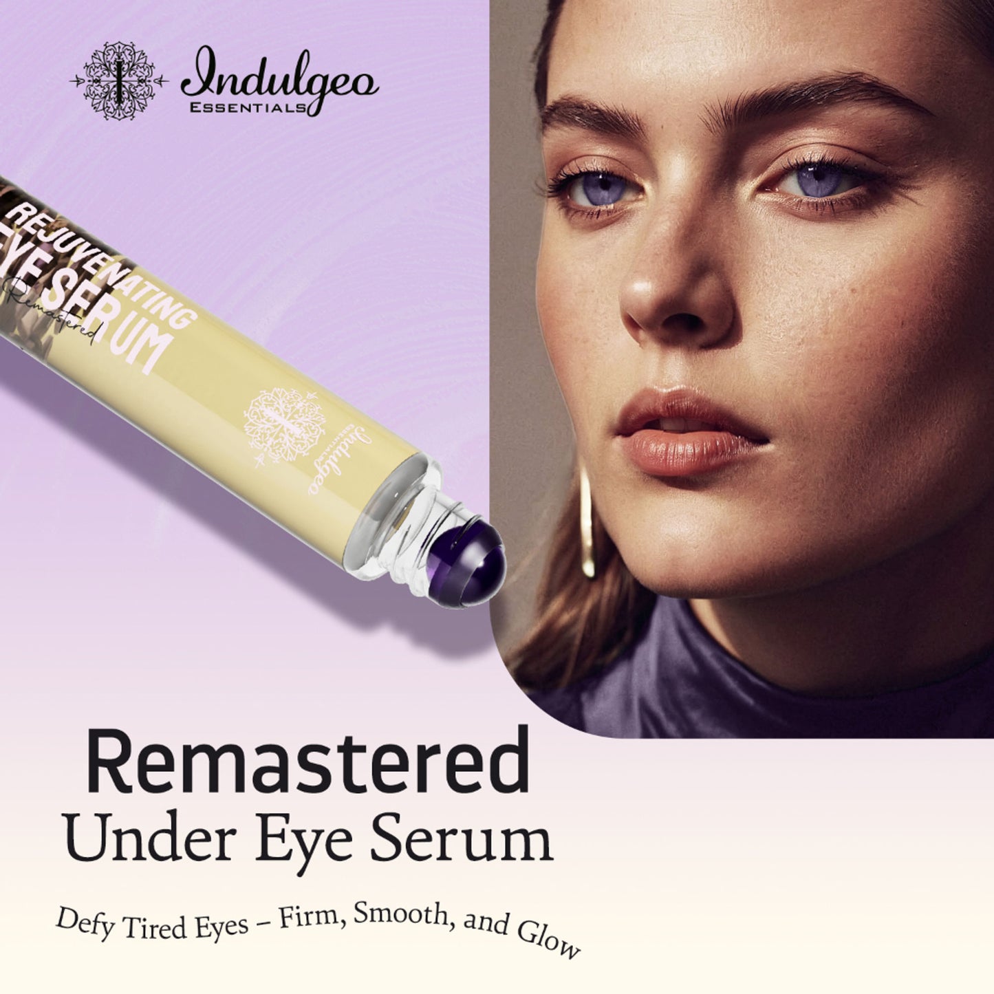 Indulgeo Essentials Remastered Rejuvenating Under Eye Roll On Serum For Dark Circles & Fine Lines
