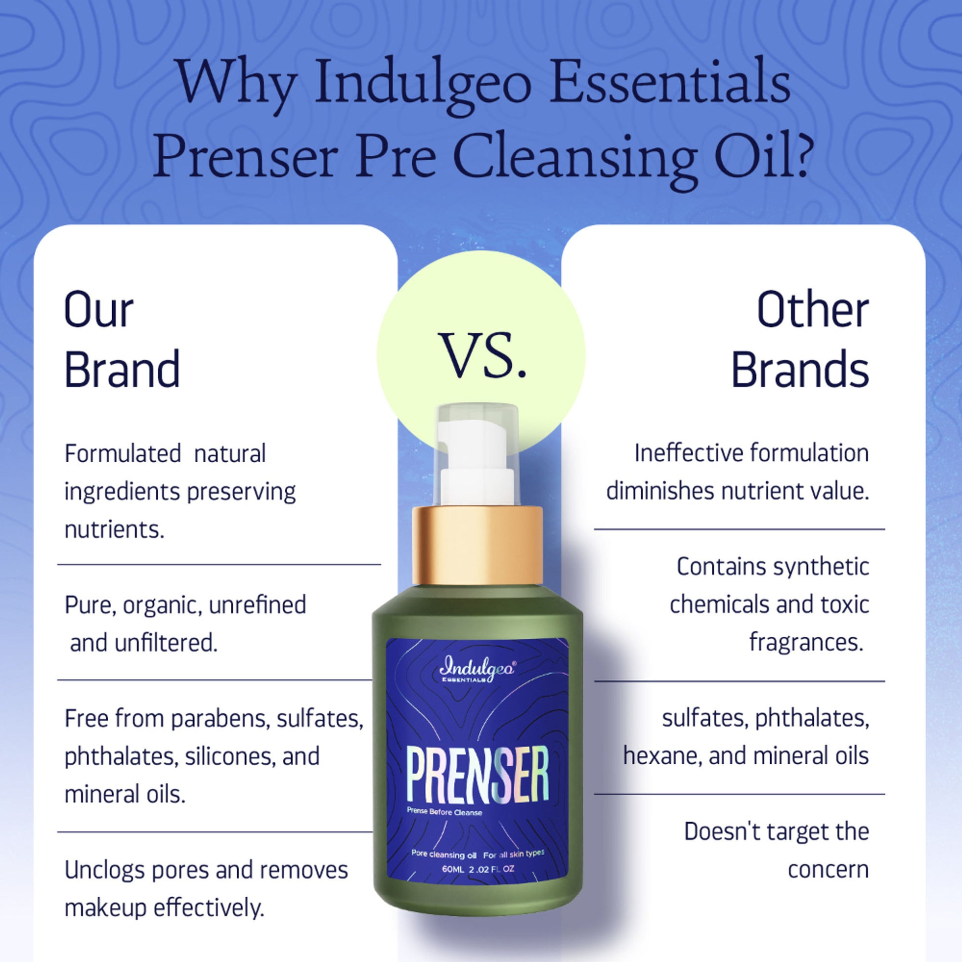 Indulgeo Essentials Prenser - Pre Cleansing Oil