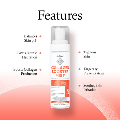 Indulgeo Essentials Collagen Booster Mist With Vegetable Collagen With Anti Aging Benefits