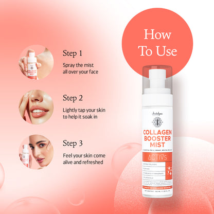 Indulgeo Essentials Collagen Booster Mist With Vegetable Collagen With Anti Aging Benefits