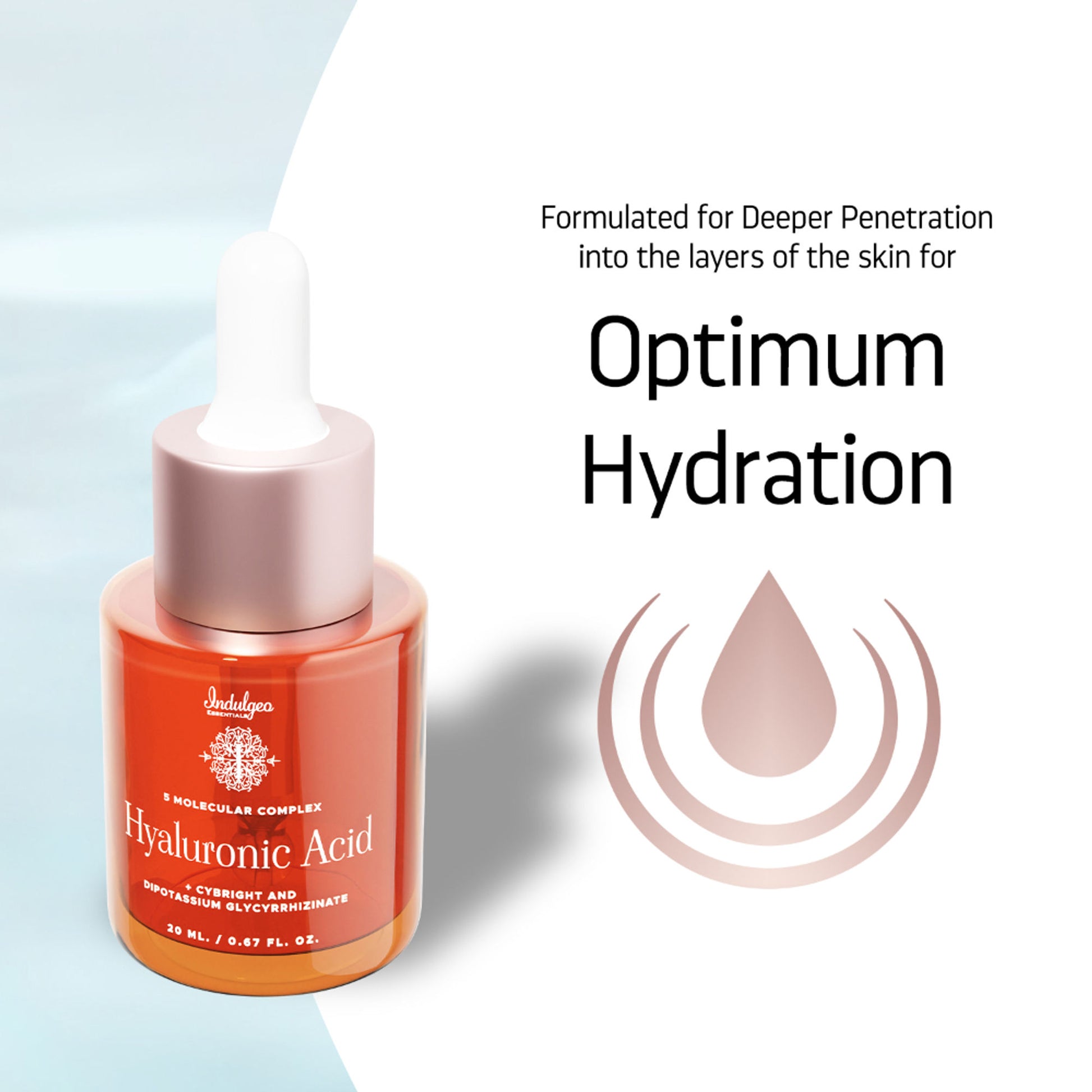 Indulgeo Essentials 5 Molecular Complex Hyaluronic Acid Lightweight Face Serum