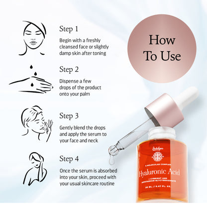 Indulgeo Essentials 5 Molecular Complex Hyaluronic Acid Lightweight Face Serum