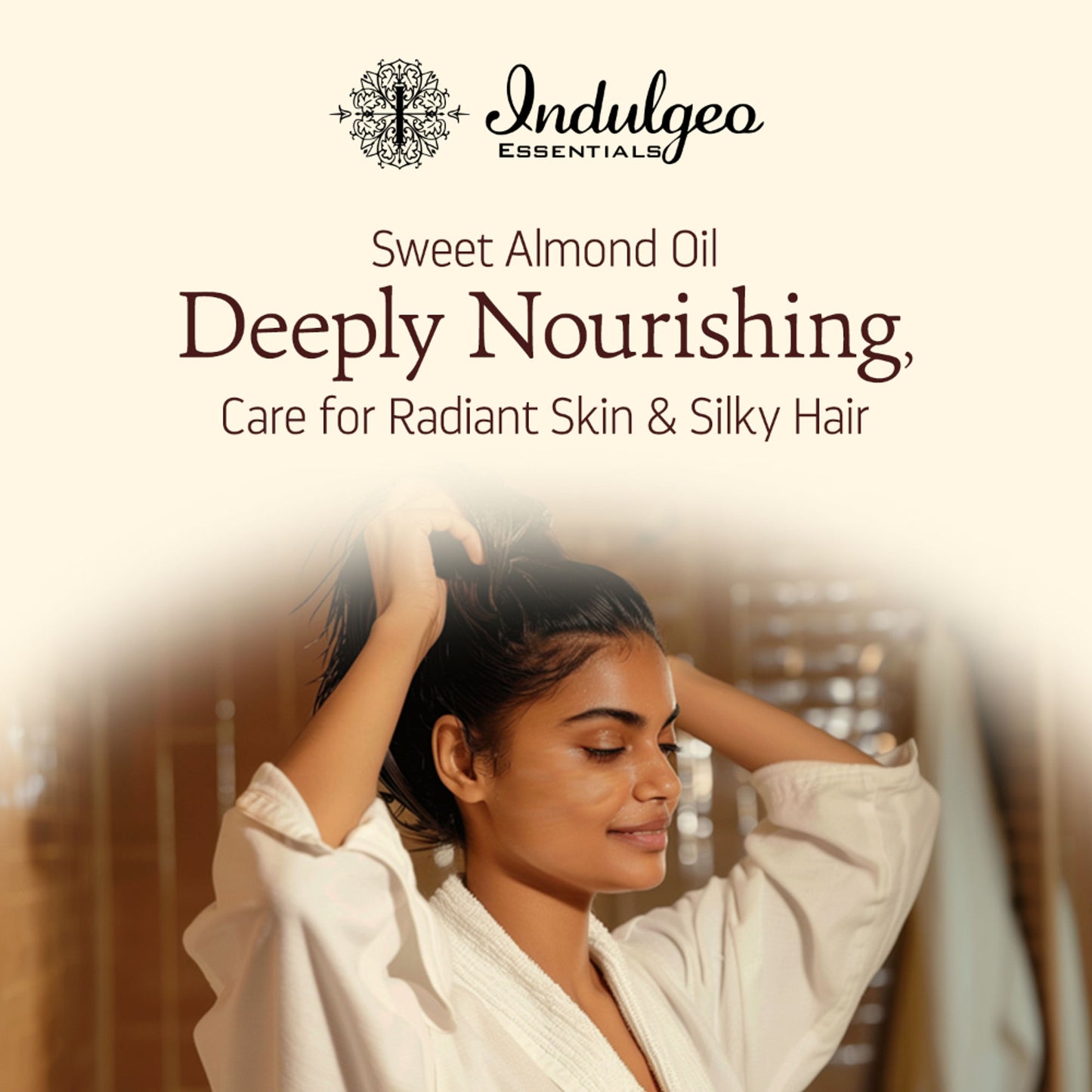 Indulgeo Essentials Cold Pressed Sweet Almond Oil