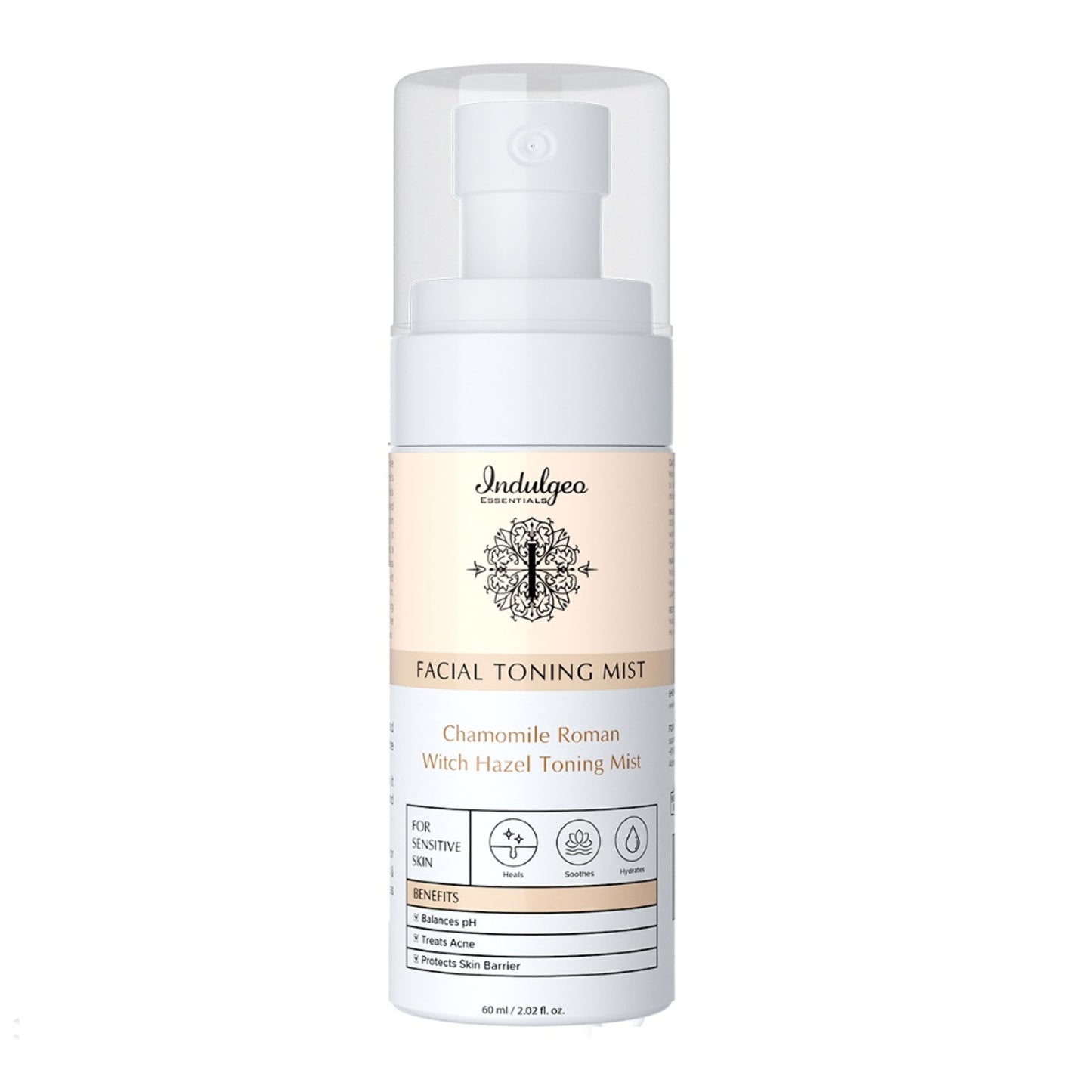 Indulgeo Essentials Chamomile Roman Witch Hazel Toning Mist/Toner For Sensitive Skin