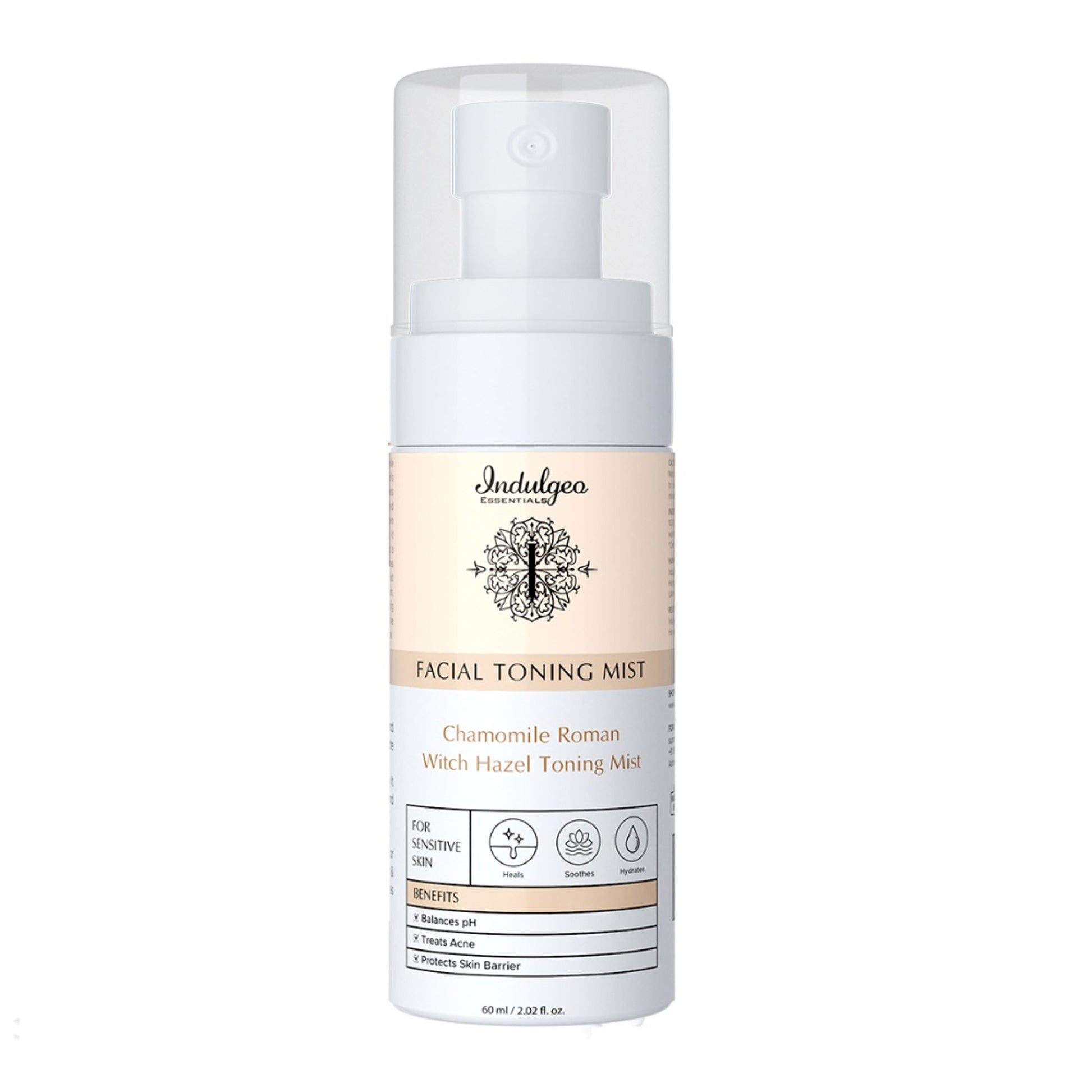 Indulgeo Essentials Chamomile Roman Witch Hazel Toning Mist/Toner For Sensitive Skin