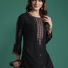 Dhiyona IE Ethnic Motifs Embroidered Thread Work Kurta with Trousers