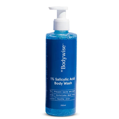 Be Bodywise 1% Salicylic Acid Body Wash - Prevents Body Acne - SLS & Paraben Free - Pack of 2