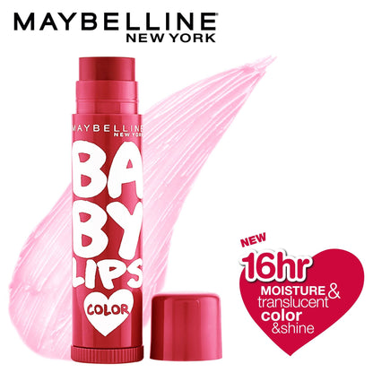 Maybelline New York Baby Lips Color Lip Balm with SPF 11, Lasts UpTo 24H - Cherry Kiss + Berry Crush