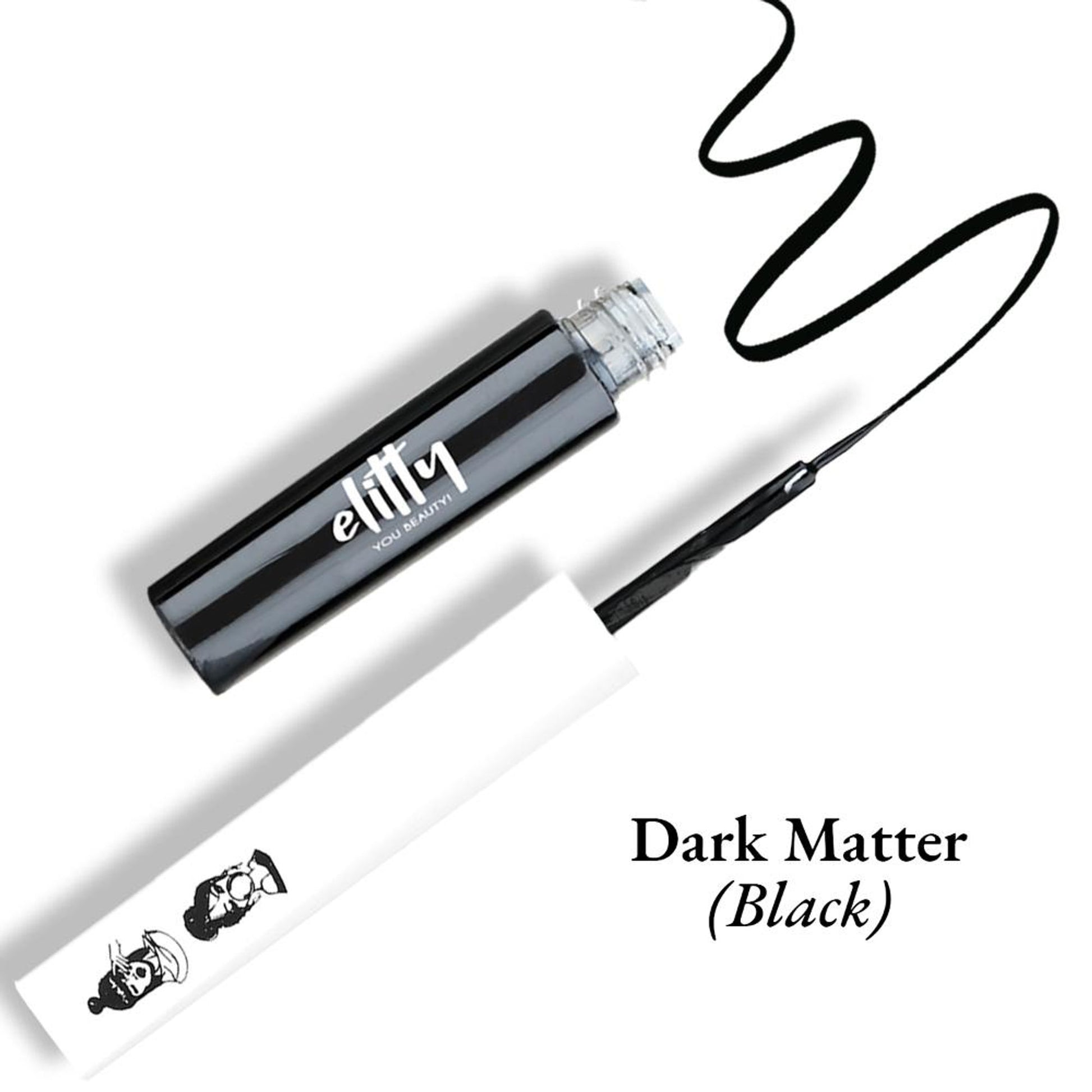 Elitty Matte Pop Coloured Eyeliner - Dark Matter Matte