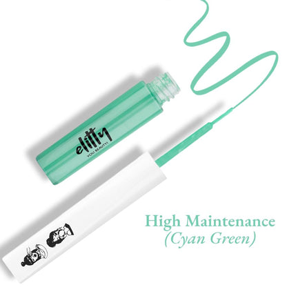 Elitty Matte Pop Coloured Eyeliner - High Maintenance Matte