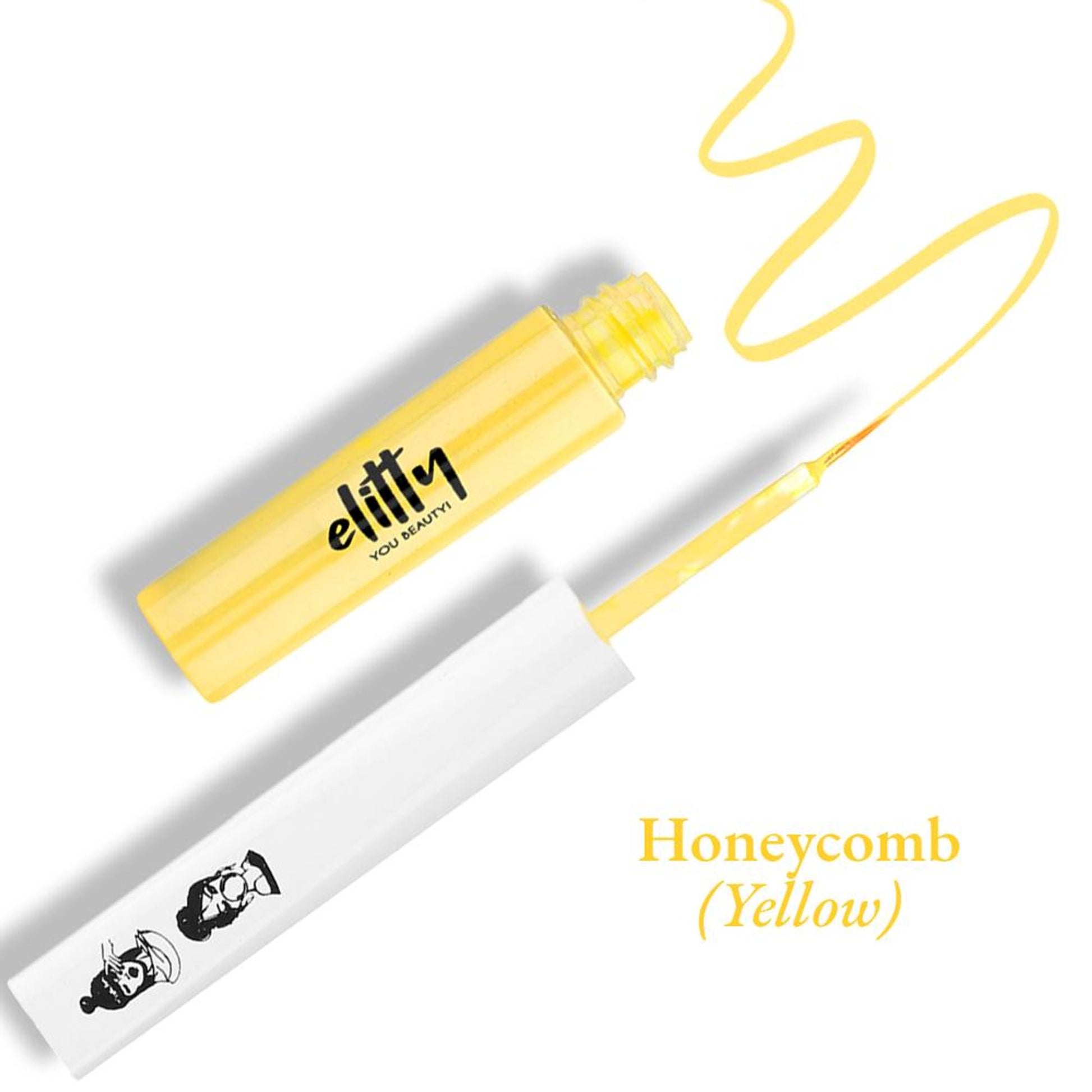Elitty Matte Pop Coloured Eyeliner - Honeycomb