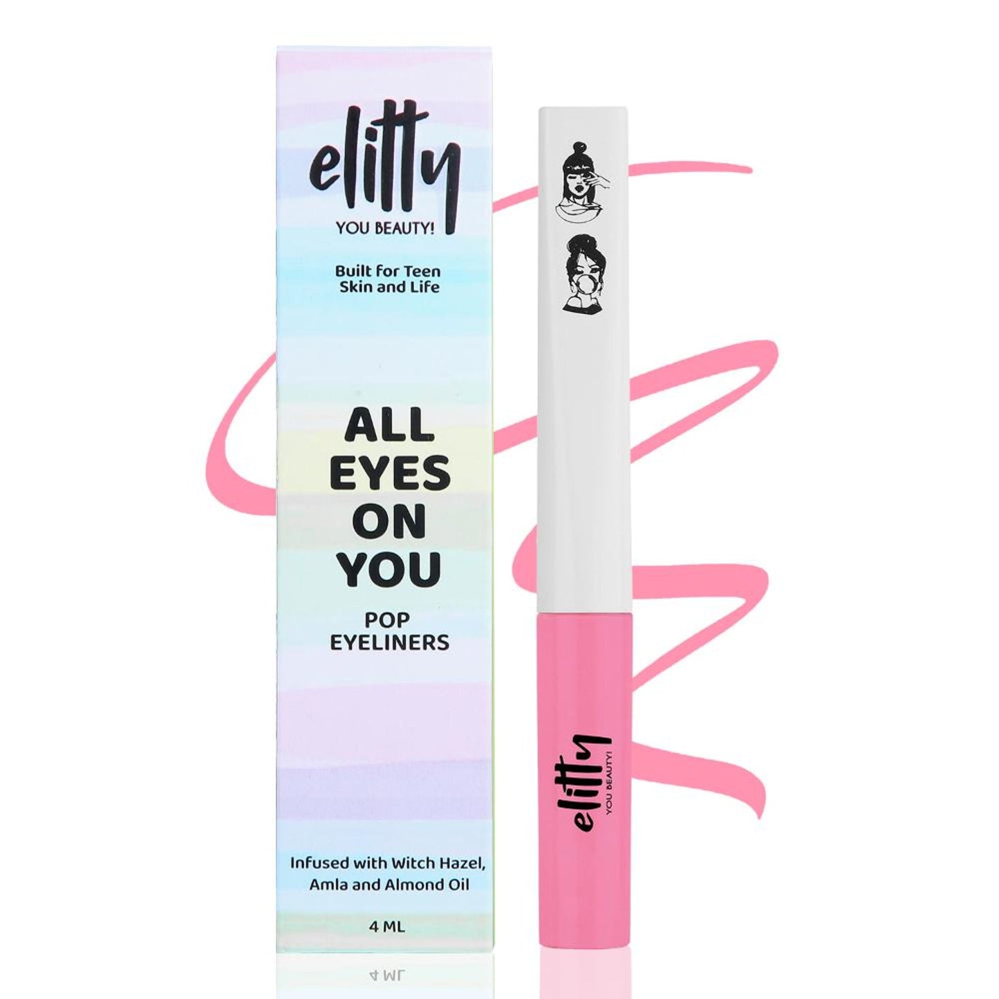 Elitty Matte Pop Coloured Eyeliner - Crossbow