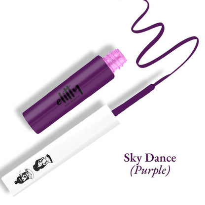 Elitty Matte Pop Coloured Eyeliner - Sky Dance Matte