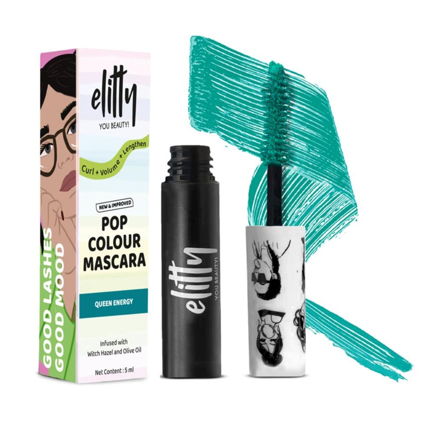 Elitty Eye Gotta Feeling Pop Lush Lashes Mascara - Queen Energy