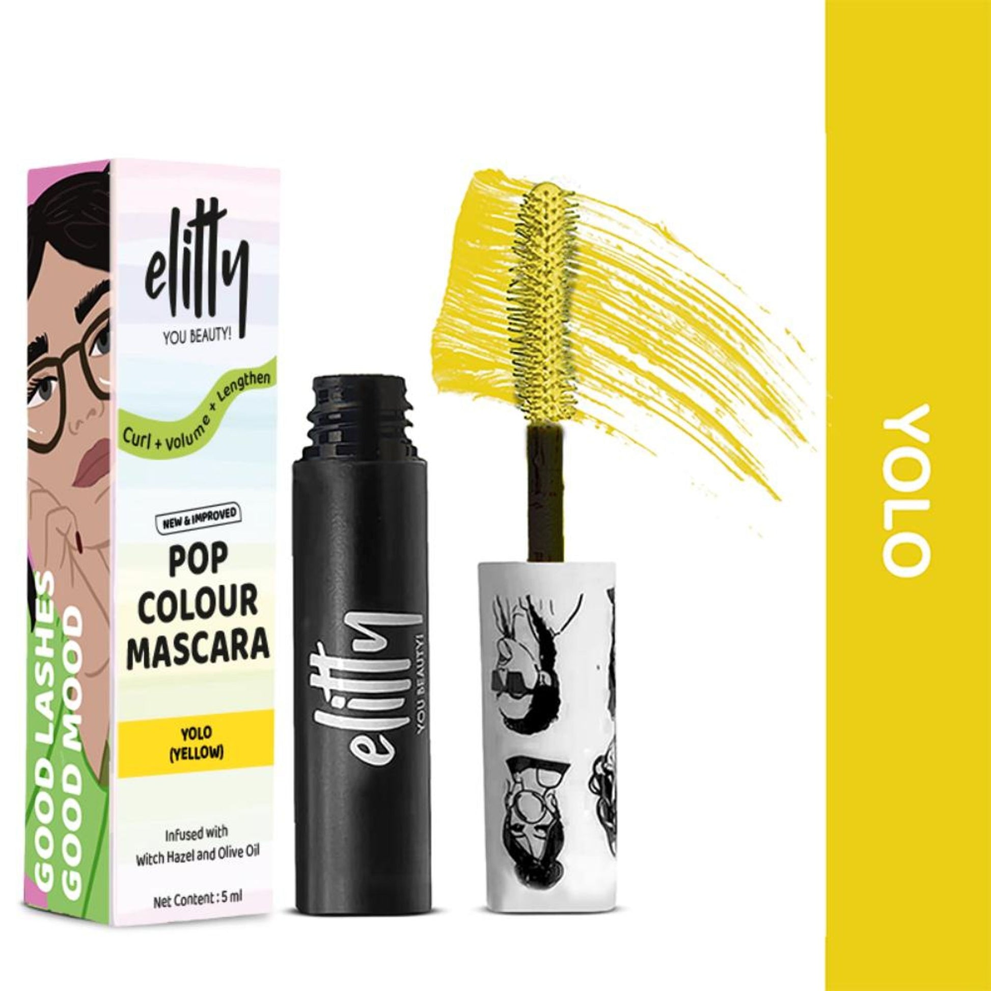Elitty Eye Gotta Feeling Pop Lush Lashes Mascara - Yolo