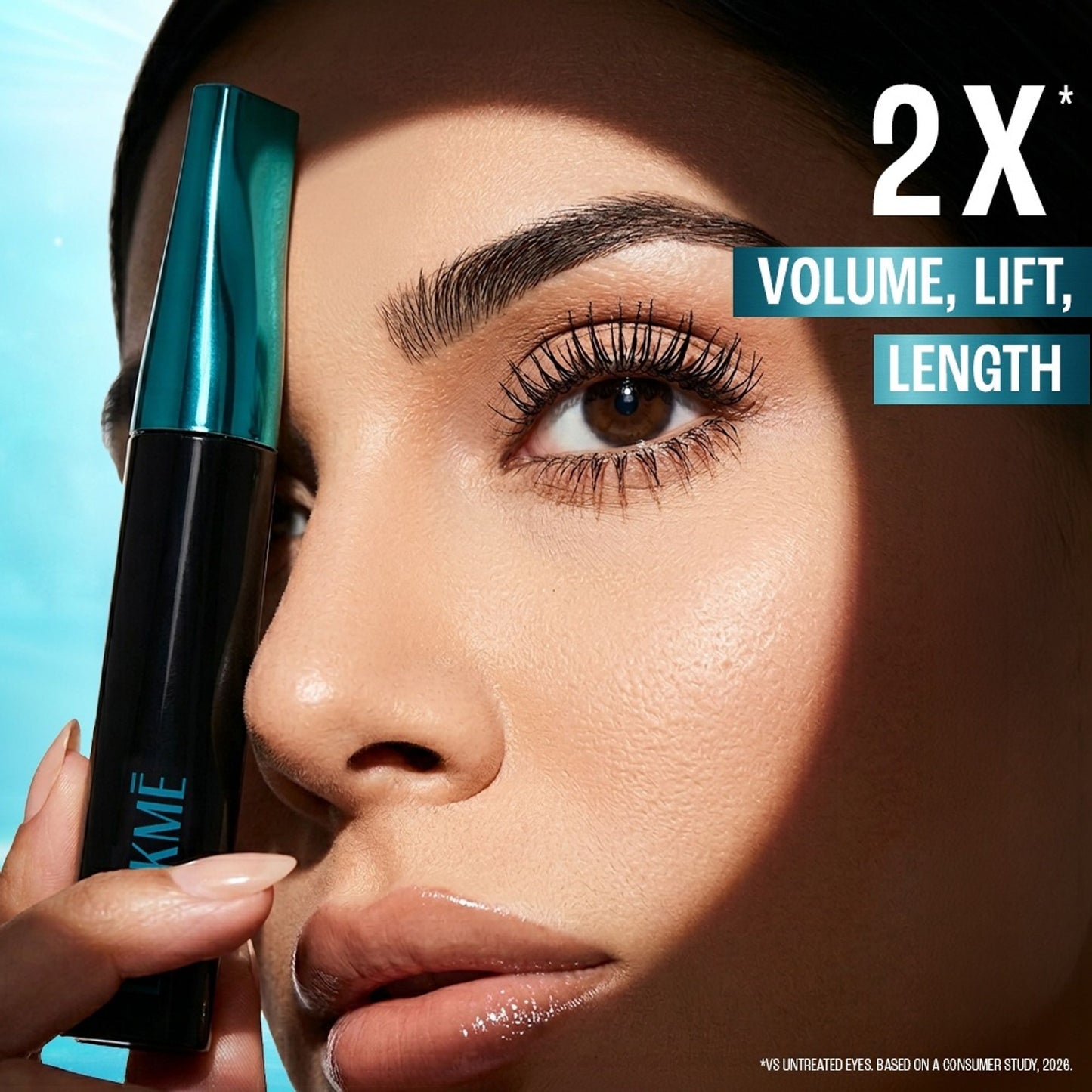 Lakme 9 To 5 Eyeconic Instant Volume Mascara, Smudgeproof, Waterproof Black