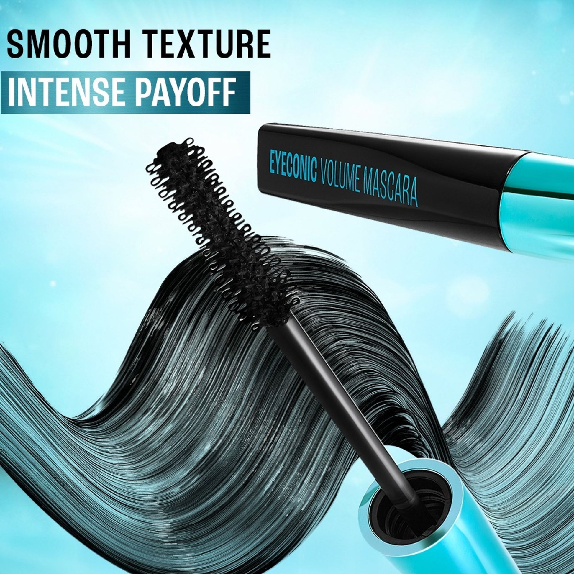 Lakme 9 To 5 Eyeconic Instant Volume Mascara, Smudgeproof, Waterproof Black